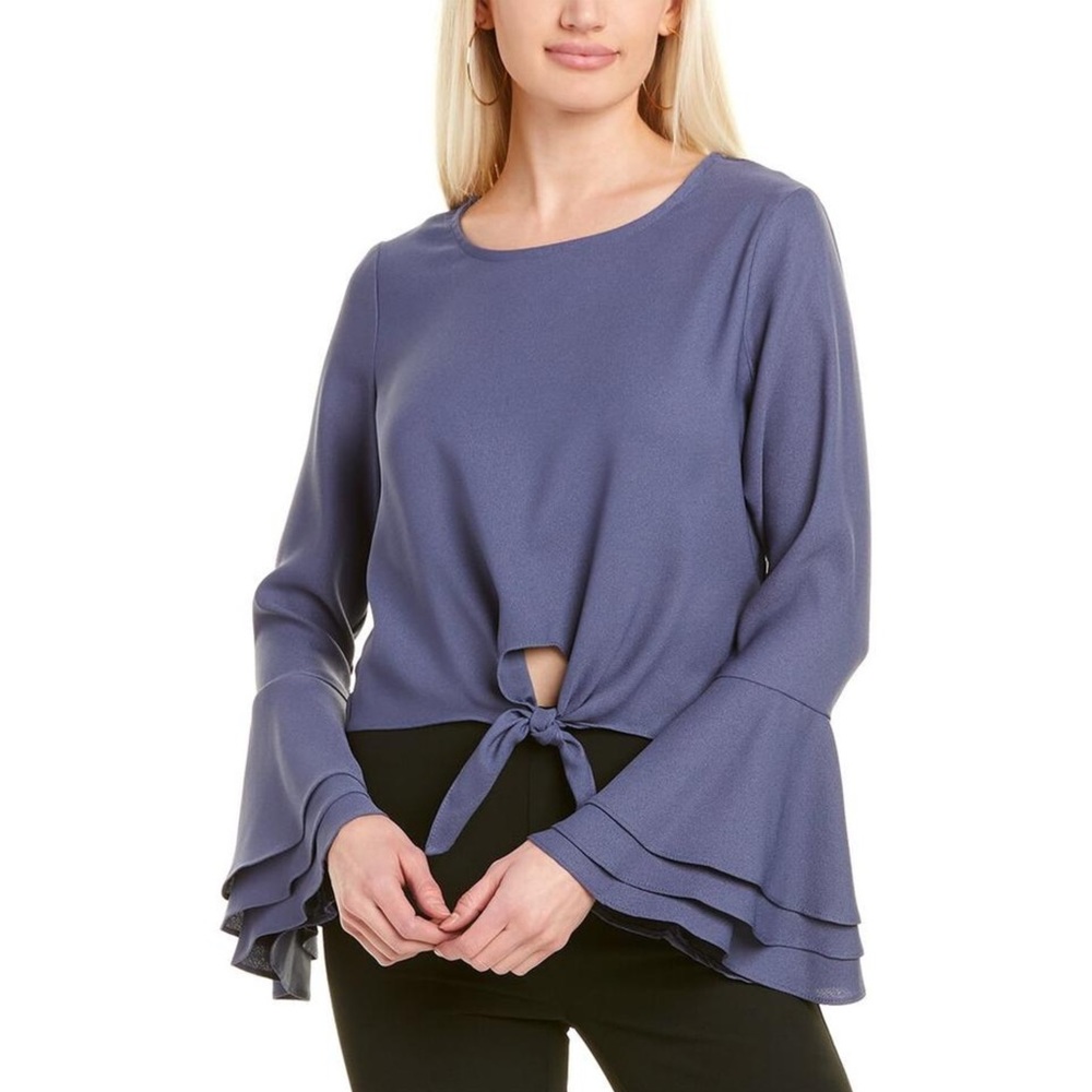Likely Bell-Sleeve Talcott Top in Night Shadow